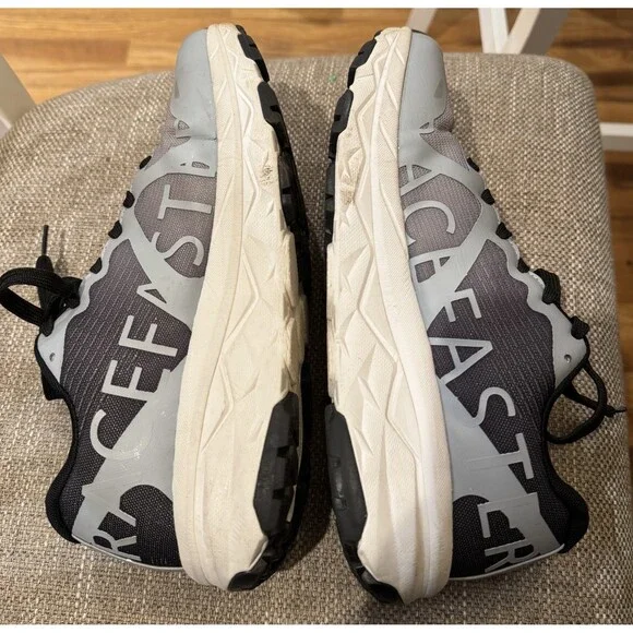 Womens Racefaster Gray/Black Sneakers 9 Wide - Picture 3 of 5